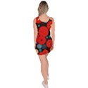 Mid Century Retro Floral 1970s 1960s Pattern 104 Bodycon Dress View4