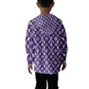 Royal Fractal Pattern 4 Kids  Hooded Windbreaker View2