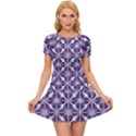 Royal Fractal Pattern 4 Women s Sports Wear Set View1