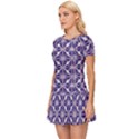 Royal Fractal Pattern 4 Women s Sports Wear Set View2