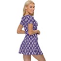 Royal Fractal Pattern 4 Women s Sports Wear Set View3