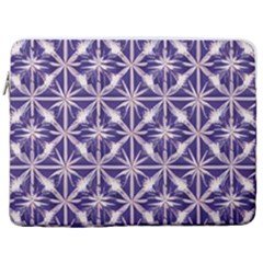 Royal Fractal Pattern 4 17  Vertical Laptop Sleeve Case With Pocket