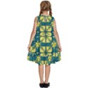 Royal Fractal Pattern 2 Kids  Frill Swing Dress View4