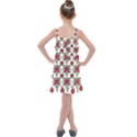 Retro 1880s Flowers Pattern 2 Kids  Overall Dress View2