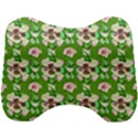 Retro 1880s Flowers Pattern 4 Head Support Cushion View1