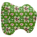 Retro 1880s Flowers Pattern 4 Head Support Cushion View3