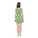 Retro 1880s Flowers Pattern 4 Women s Crop Top Pleated Skater Rave Skirt View4