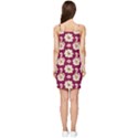 Retro 1880s Flowers Pattern Summer Tie Front Dress View2