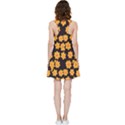 Retro 40s 50s Flowers Pattern Halloween 4 Inside Out Racerback Dress View2