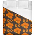Retro 40s 50s Flowers Pattern Halloween 2 Duvet Cover (California King Size) View1