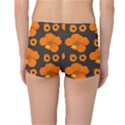 Retro 40s 50s Flowers Pattern Halloween 2 Reversible Boyleg Bikini Bottoms View2
