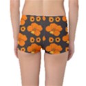 Retro 40s 50s Flowers Pattern Halloween 2 Reversible Boyleg Bikini Bottoms View4