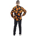 Retro 40s 50s Flowers Pattern Halloween Men s Half Zip Pullover View2