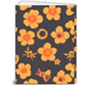 Retro 40s 50s Flowers Pattern Halloween 6  x 8  Hardcover Notebook View2