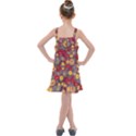 Mid Century Retro Floral 1970s 1960s Pattern 90 Kids  Overall Dress View2