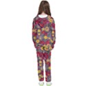 Mid Century Retro Floral 1970s 1960s Pattern 90 Kids  Tracksuit View2