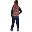 Mid Century Retro Floral 1970s 1960s Pattern 90 Kids  Stylish Hooded Puffer Vest View4