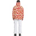 Mid Century Retro Floral 1970s 1960s Pattern 92 Men s Pullover Zip Ski and Snowboard Waterproof Breathable Jacket View4