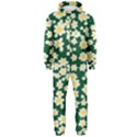 Mid Century Retro Floral 1970s 1960s Pattern 93 Hooded Jumpsuit (Men) View1