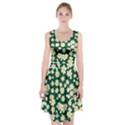 Mid Century Retro Floral 1970s 1960s Pattern 93 Racerback Midi Dress View1