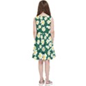 Mid Century Retro Floral 1970s 1960s Pattern 93 Kids  Skater Dress View4