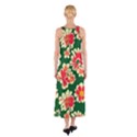 Retro 40s 50s Mexico Flowers Pattern 2 Sleeveless Maxi Dress View2