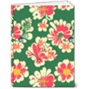 Retro 40s 50s Mexico Flowers Pattern 2 6  x 8  Hardcover Notebook View1