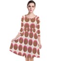 Retro 40s 50s Cupcake Pattern Quarter Sleeve Waist Band Dress View1