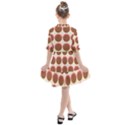 Retro 40s 50s Cupcake Pattern Kids  All Frills Chiffon Dress View2