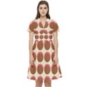 Retro 40s 50s Cupcake Pattern Short Sleeve Waist Detail Dress View1