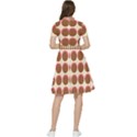 Retro 40s 50s Cupcake Pattern Short Sleeve Waist Detail Dress View2