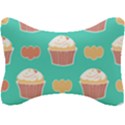 Retro 40s 50s Cupcake Pattern 3 Seat Head Rest Cushion View1