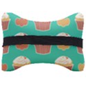 Retro 40s 50s Cupcake Pattern 3 Seat Head Rest Cushion View2