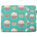 Retro 40s 50s Cupcake Pattern 3 17  Vertical Laptop Sleeve Case With Pocket View2