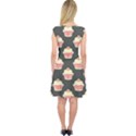 Retro 40s 50s Cupcake Pattern 4 Capsleeve Midi Dress View2