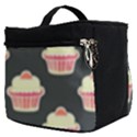 Retro 40s 50s Cupcake Pattern 4 Make Up Travel Bag (Small) View2