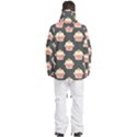 Retro 40s 50s Cupcake Pattern 4 Men s Multi Pockets Zip Ski and Snowboard Waterproof Breathable Jacket View4
