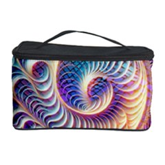 Abstract Fractal Art Swirl Pattern Cosmetic Storage Case