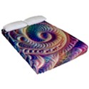 Abstract Fractal Art Swirl Pattern Fitted Sheet (Queen Size) View2