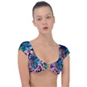 Hawaiian Flowers Hawaii Cap Sleeve Ring Bikini Top View1
