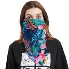 Hawaiian Flowers Hawaii Face Covering Bandana (triangle)