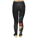 Korean Art Flowers Asian Pattern Tights View2