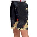 Korean Art Flowers Asian Pattern Kids  Basketball Shorts View2