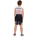 Korean Art Flowers Asian Pattern Kids  Basketball Shorts View4