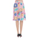 Ice Cream Donut Sweets Candie Flared Midi Skirt View2