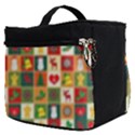 Template Christmas Pattern Make Up Travel Bag (Small) View2