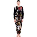 Jesus Christ Modern Halftone pattern OnePiece Jumpsuit (Ladies) View1