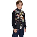 Jesus Christ Modern Halftone pattern Kid s Button Up Puffer Vest View3