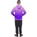 Cotton Candy Pink To Indigo Violet Linear Gradient Men s Pullover Hoodie View2