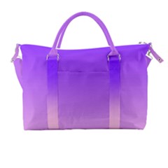 Indigo Violet To Cotton Candy Pink Linear Gradient Carry-on Travel Shoulder Bag